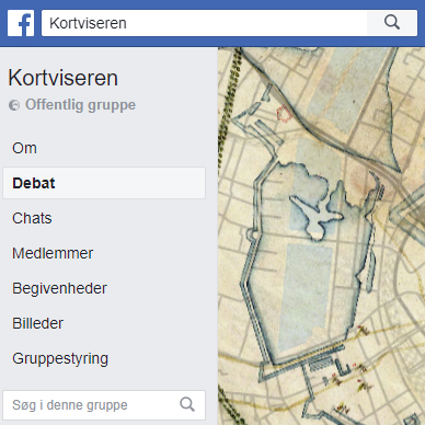 Besøg Kortviseren på Facebook